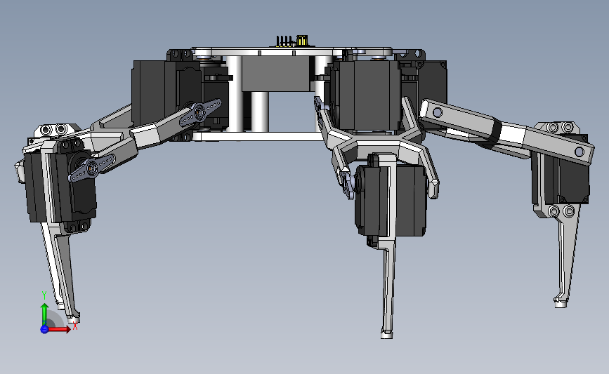 Spider 机器人_SOLIDWORKS 2016_模型图纸下载 – 懒石网