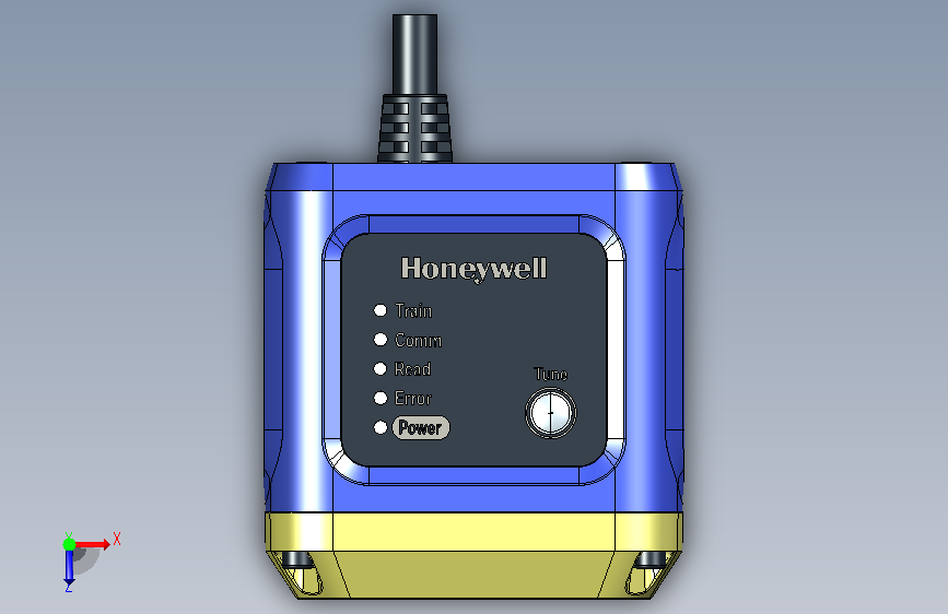 HF800 零度条码扫码枪=1349568=40 俯视图