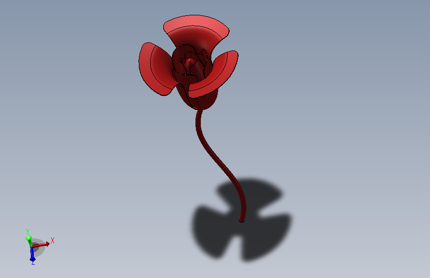 牵牛花模型