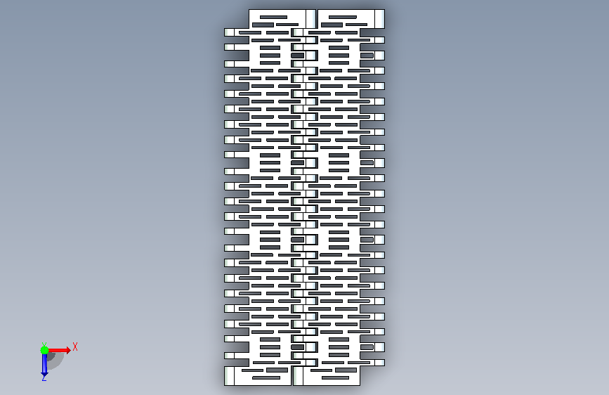 5996平格网带 俯视图
