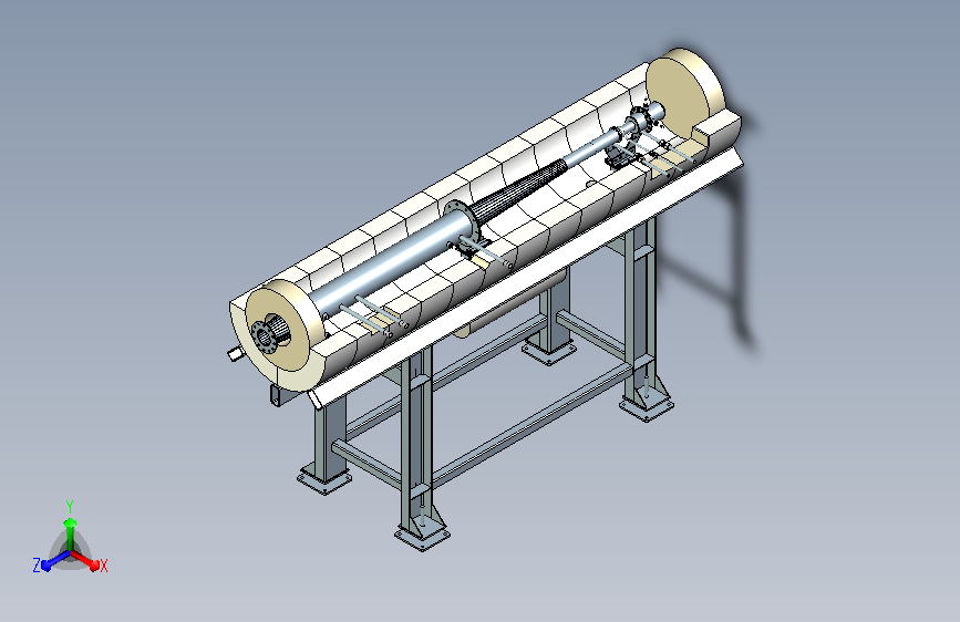 A0018050-脉冲燃烧器 主视图