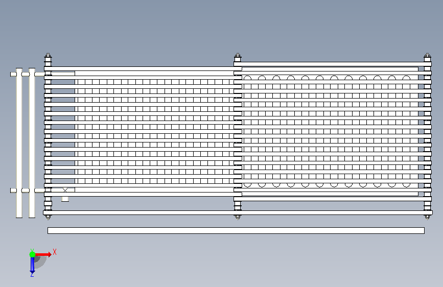 A0018056-181904 散热器覆盖件 俯视图