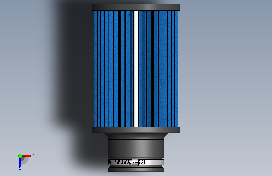 滤清器(11) 俯视图