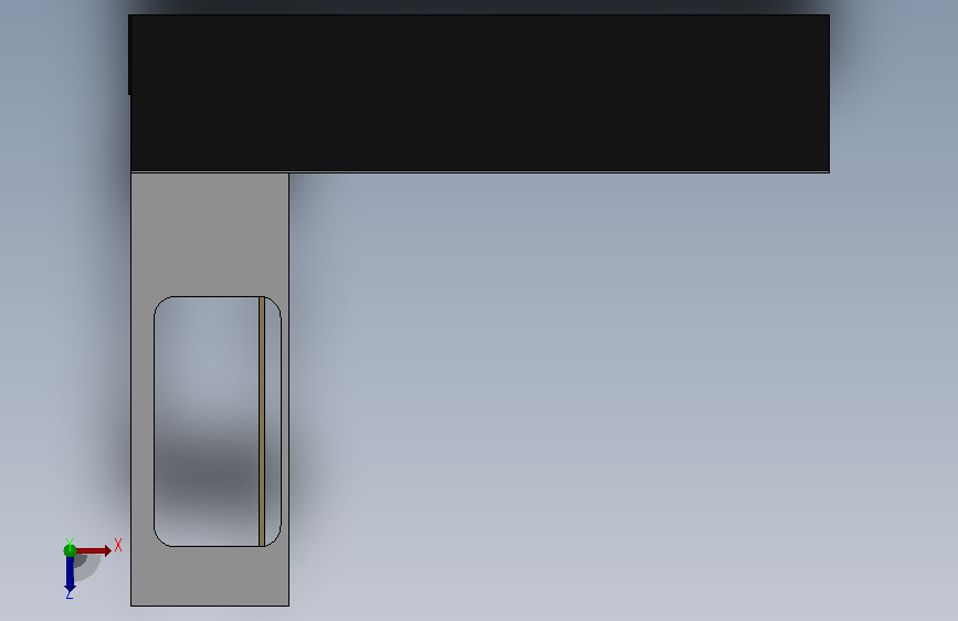 柜子、书柜、桌子(15) 俯视图