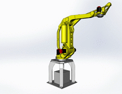 Fanuc M-410iB300机器人SolidWorks三维模型
