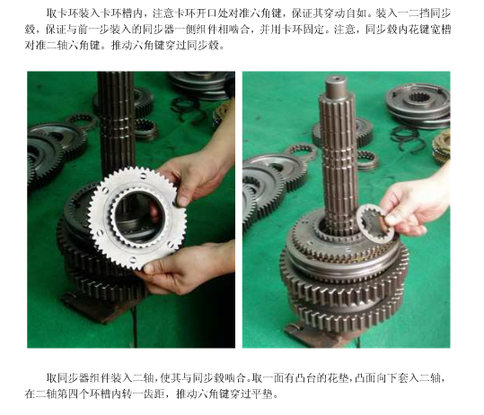 陕汽重型卡车三轴式十二档手动变速器设计含3张CAD图