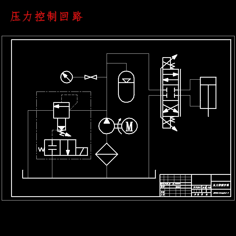 液压式四轮转向系统设计含开题及8张CAD图