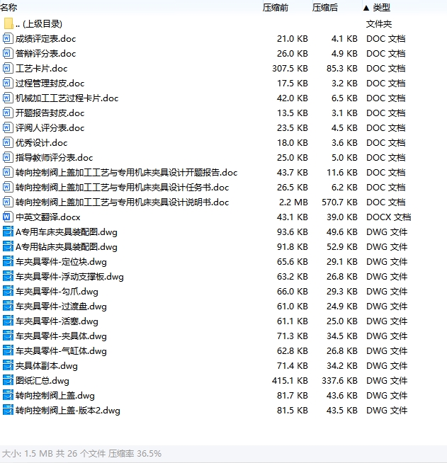 转向控制阀上盖加工工艺与专用机床夹具设计-车、钻孔夹具含开题及10张CAD图