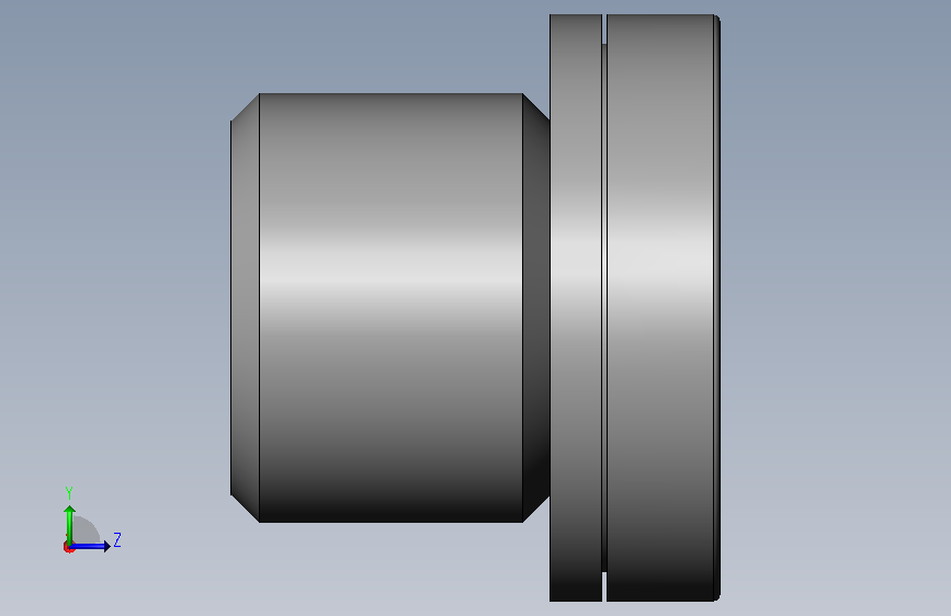 堵头~3569_B-1_4~FESTO-A-2-5-A 左侧视图