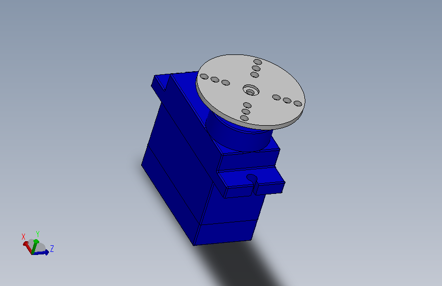 A0018094-伺服电机 — 持续进行中的 CAD 设计