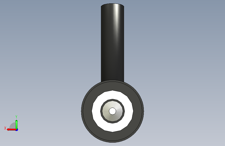 A0018097-TRRS 插头,3.5mm,4 极,模塑 背面视图