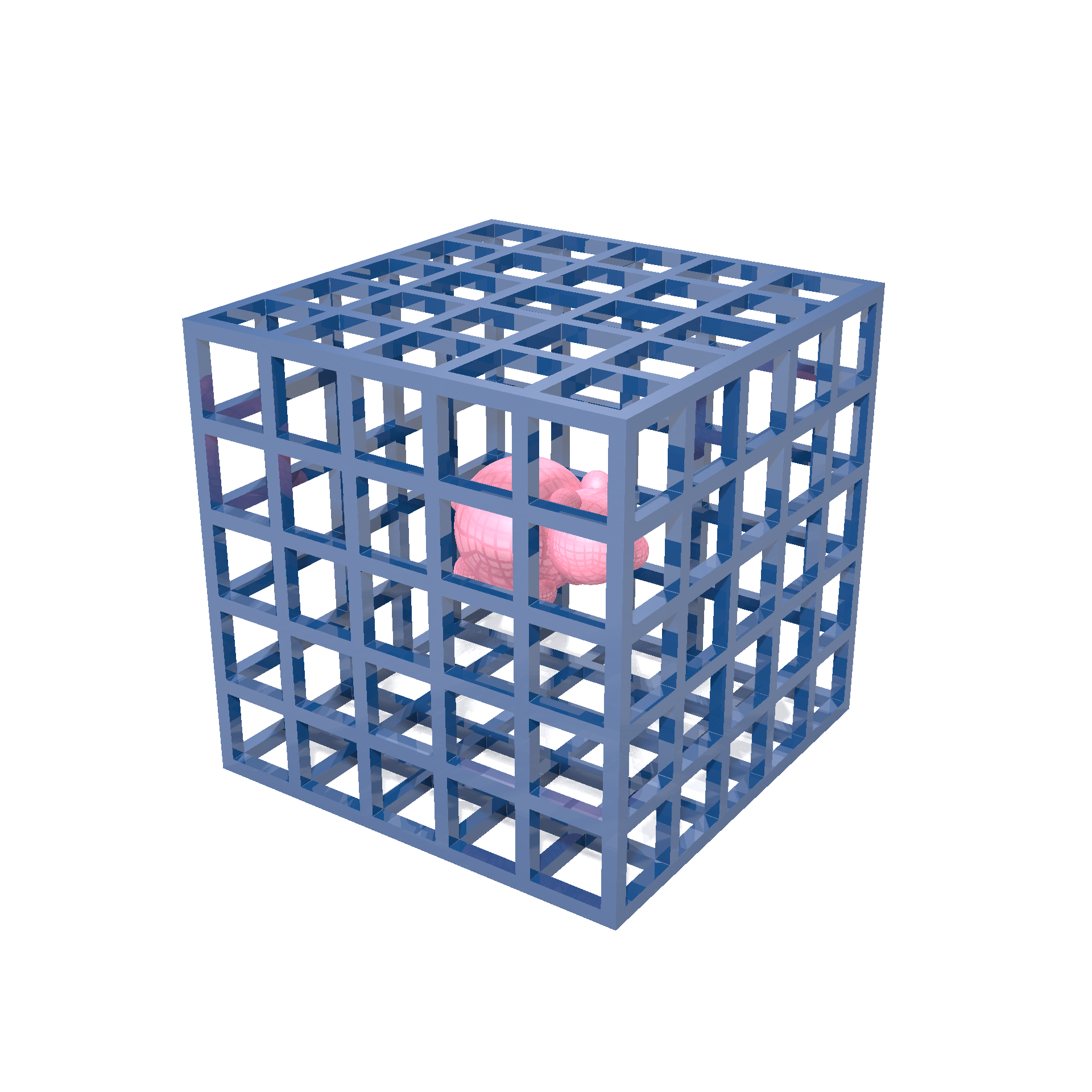 A0018100-立方体笼中的囚禁物体 _ 可溶性支撑3D打印挑战