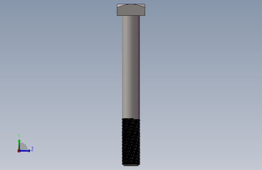 57_11_16,GB/T8-2021方头螺栓C级M36×300 左侧视图
