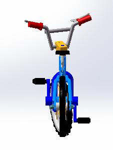 自行车Bike 正面视图