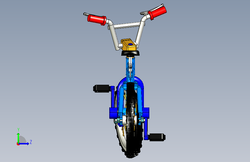 自行车Bike 左侧视图