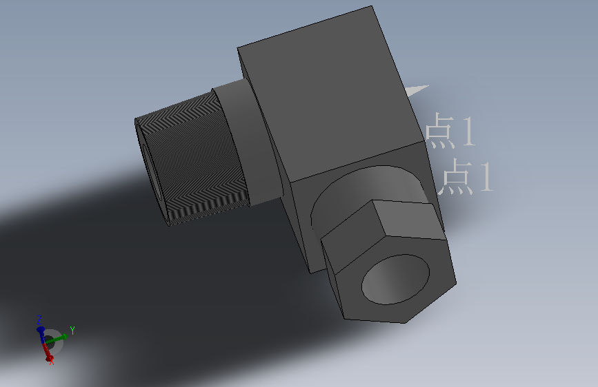 直角端接管接头JBZQ 4571-2006 (2)