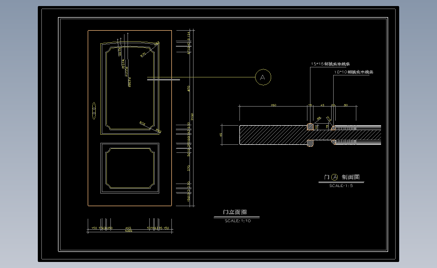 门_建筑设施_AutoCAD_可下载图纸_模型下载 – 懒石网