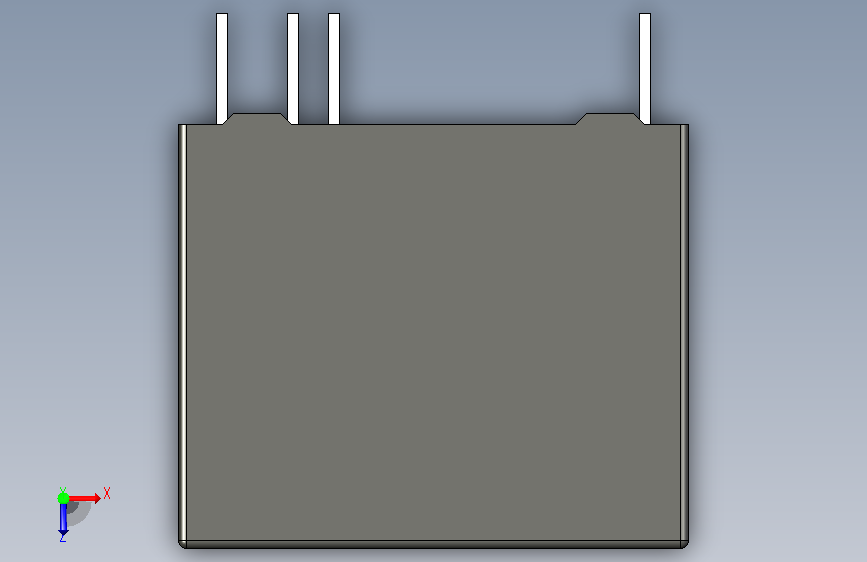 A0018145-宏发 HF32F-G 继电器 俯视图