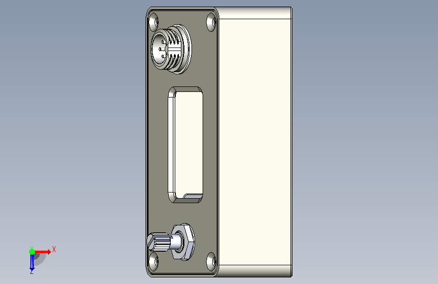 A0018147-DIY T-12 焊接站定制外壳 俯视图