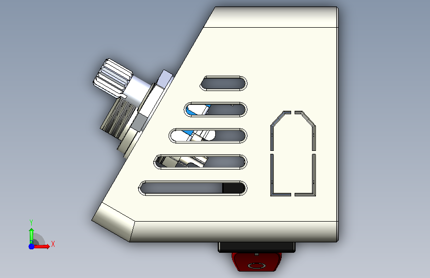 A0018147-DIY T-12 焊接站定制外壳 正面视图