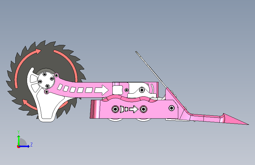 A0018172-Seal V2.1 - 1.5 KG 独角兽型战斗机器人 左侧视图