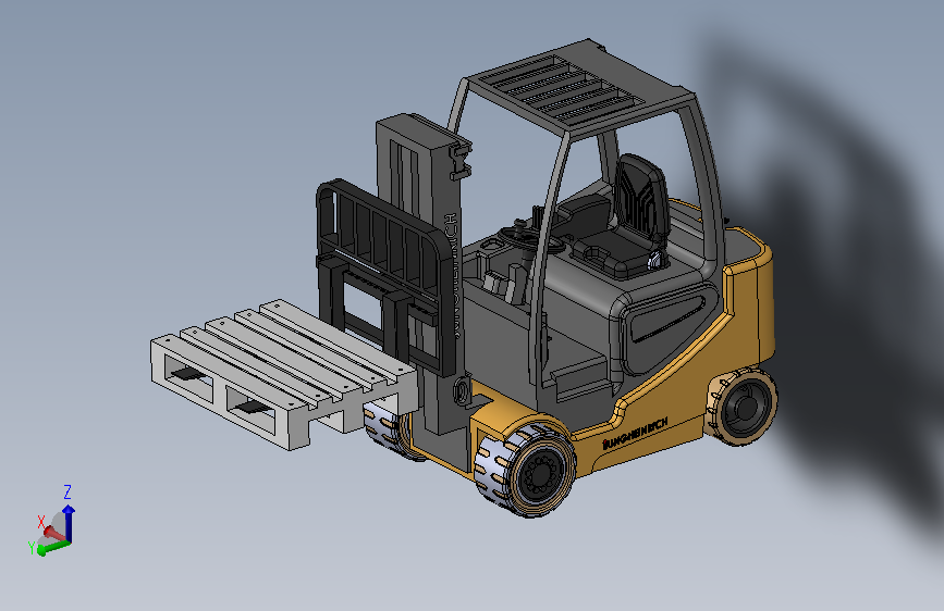Jungheinrich Forklift叉车 主视图