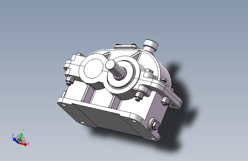 sw2020一级减速器带工程图