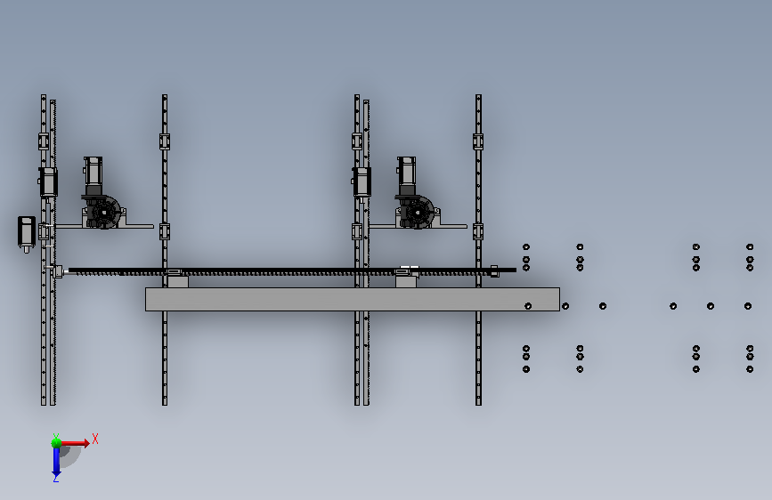管道内壁焊接设备 俯视图