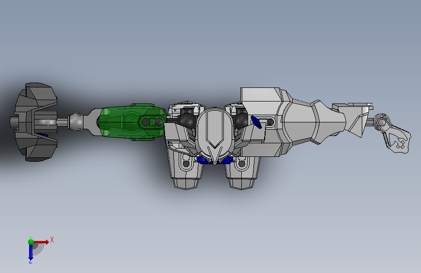 乐高英雄工厂人物机器人 俯视图