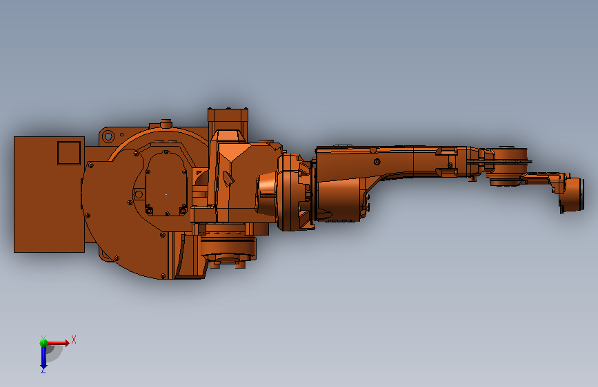 ABB IRB1520 俯视图