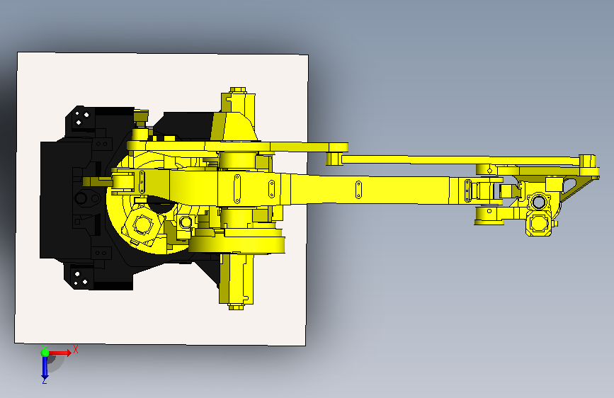 FANUC - M-410185机器人 俯视图