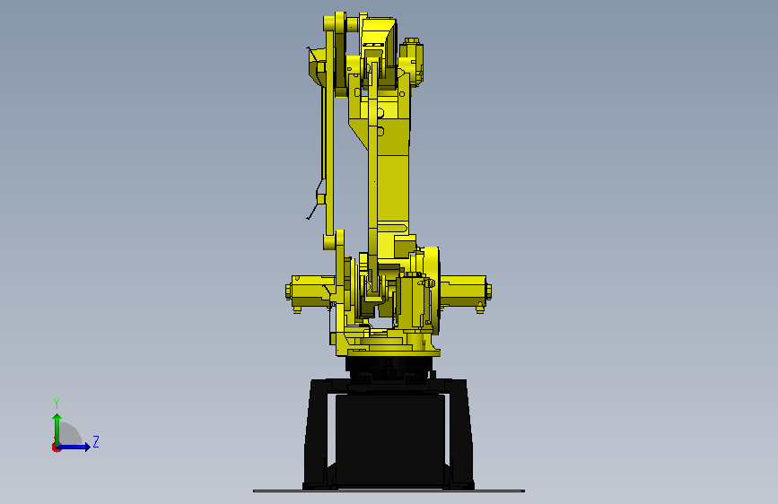 FANUC - M-410185机器人 左侧视图