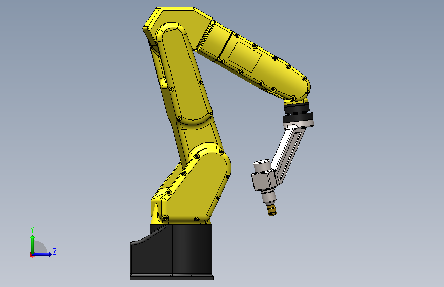 fanuc-50ic-5l-robotic-arm机器人 左侧视图