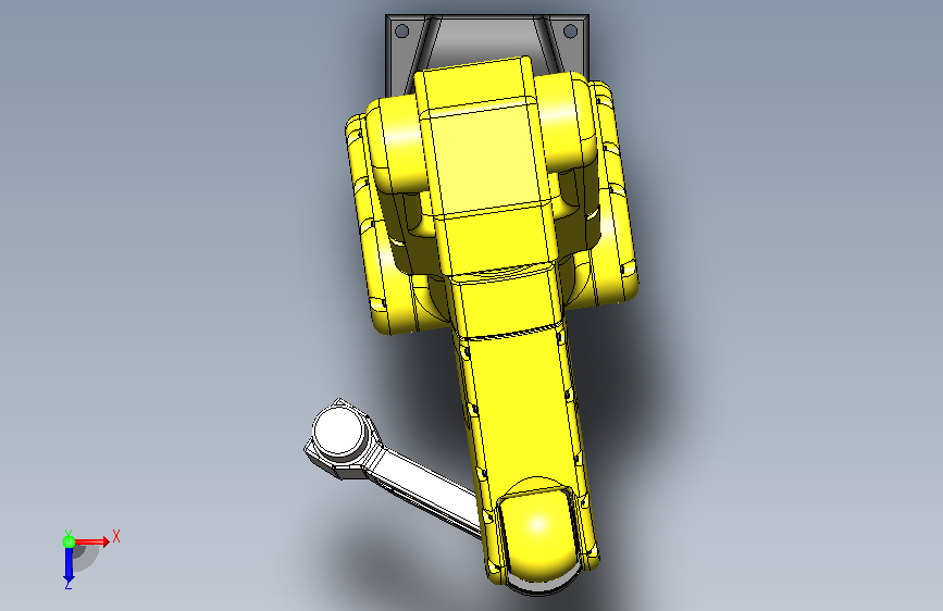 fanuc-50ic-5l-robotic-arm机器人 俯视图