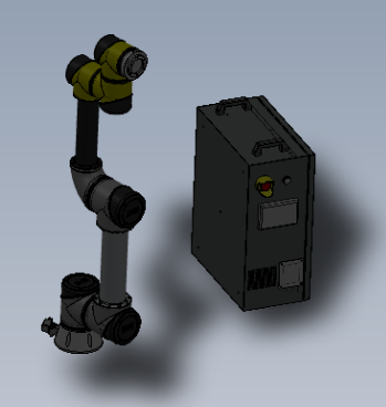 IIMT-CR-5协作机器人 俯视图