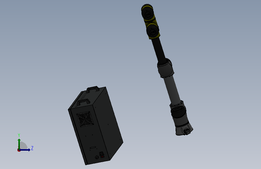 IIMT-CR-5协作机器人 左侧视图