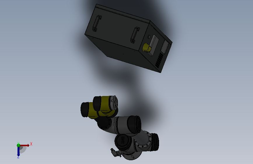 IIMT-CR-5协作机器人 俯视图