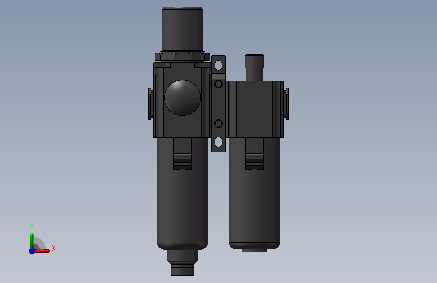 气压调节阀 GAFC30008S 正面视图