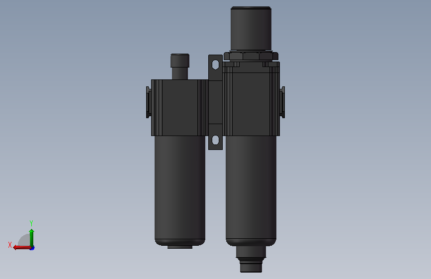 气压调节阀 GAFC30008S 背面视图