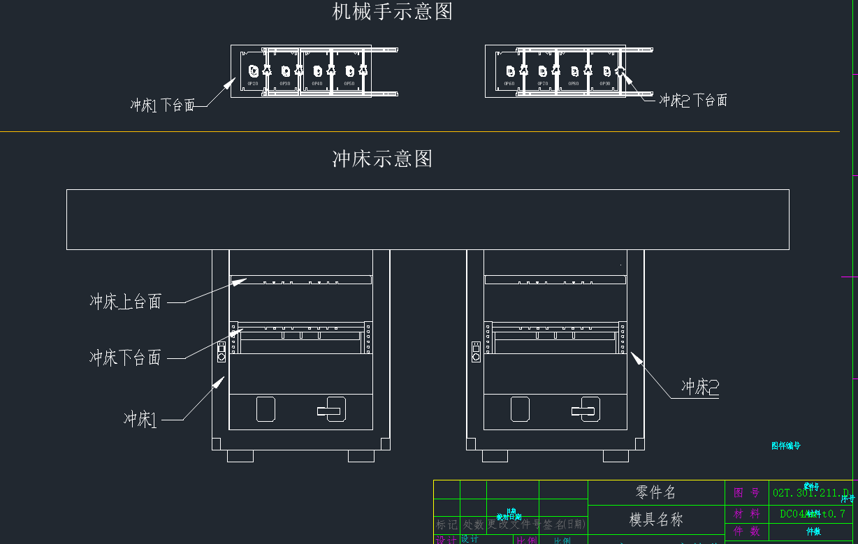 汽车后盖冲压传递线