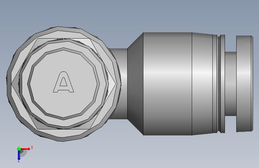 节流阀-PSL601A 俯视图