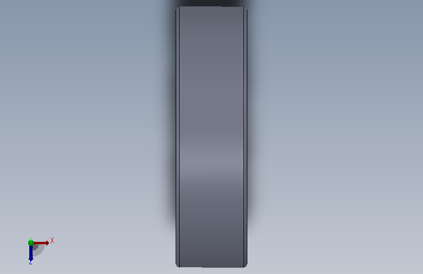 轴承6900ZZ 俯视图