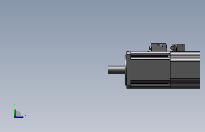 KH-E136D-L10-P400W 电机_2 左侧视图