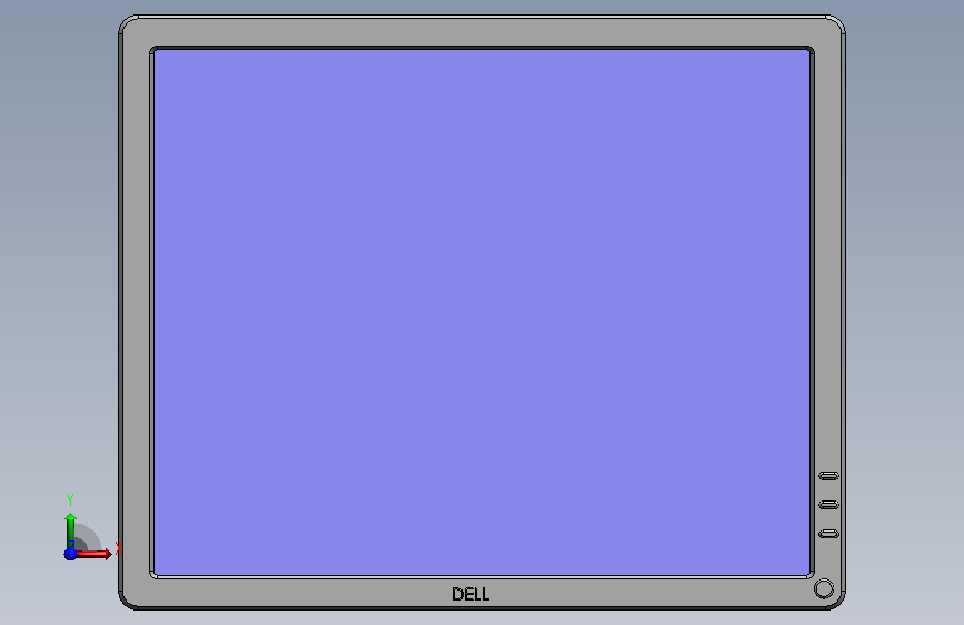 DTC-DELL 17寸显示器4:3XX (S17-02) 正面视图