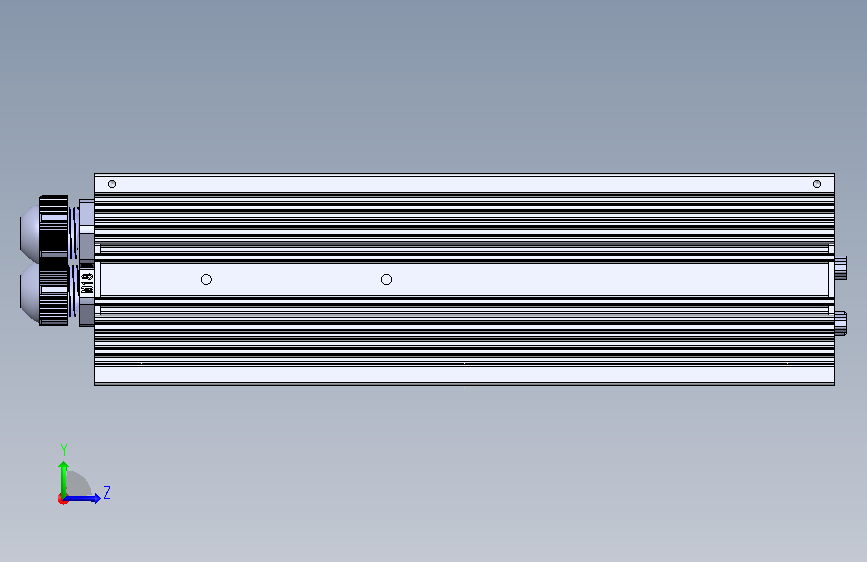 HVC1205-500w 控制盒 左侧视图