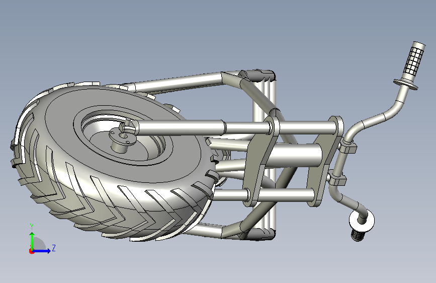 A0018217-Mega Moto 212迷你摩托车 左侧视图