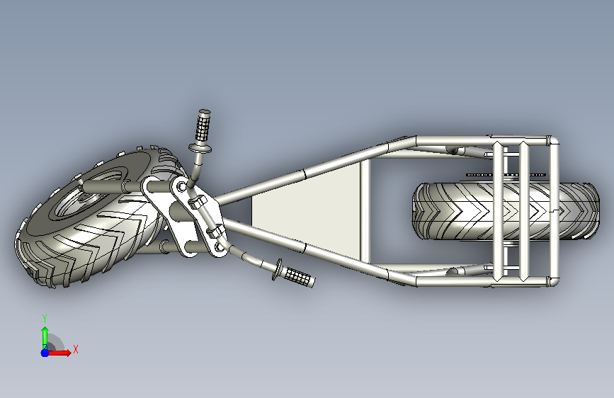 A0018217-Mega Moto 212迷你摩托车 正面视图