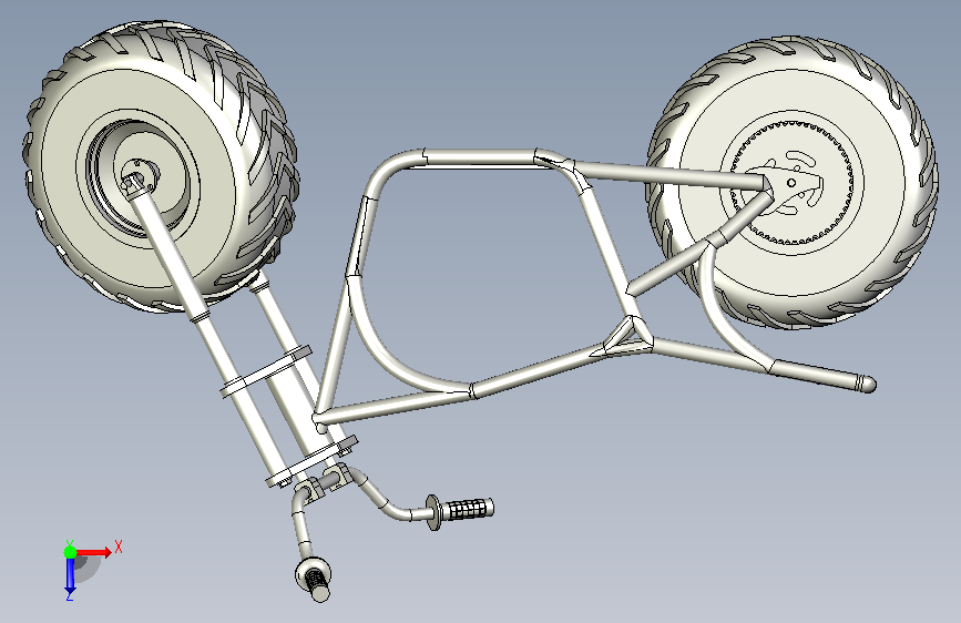 A0018217-Mega Moto 212迷你摩托车 俯视图