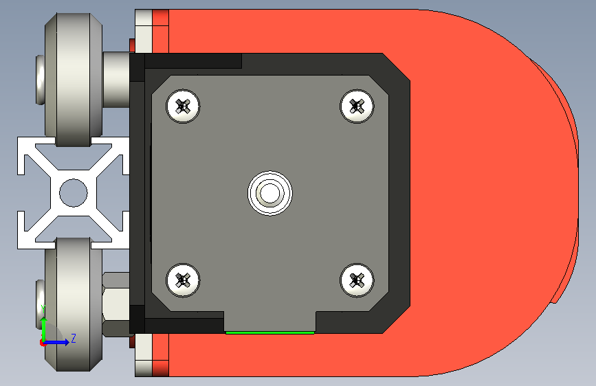 A0018222-DIY 60cc 注射泵 (CNC 3018 + NEMA 17) 左侧视图