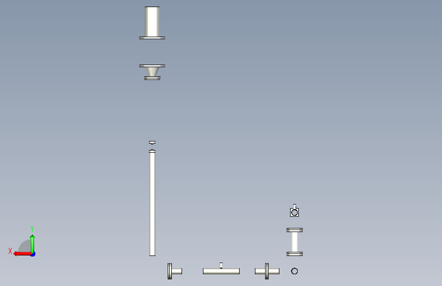A0018238-燃气检测线燃烧器 背面视图